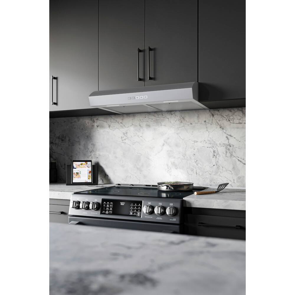 Broan - 30 inches - Convertible - Under cabinet Range Hood - Stainless Steel