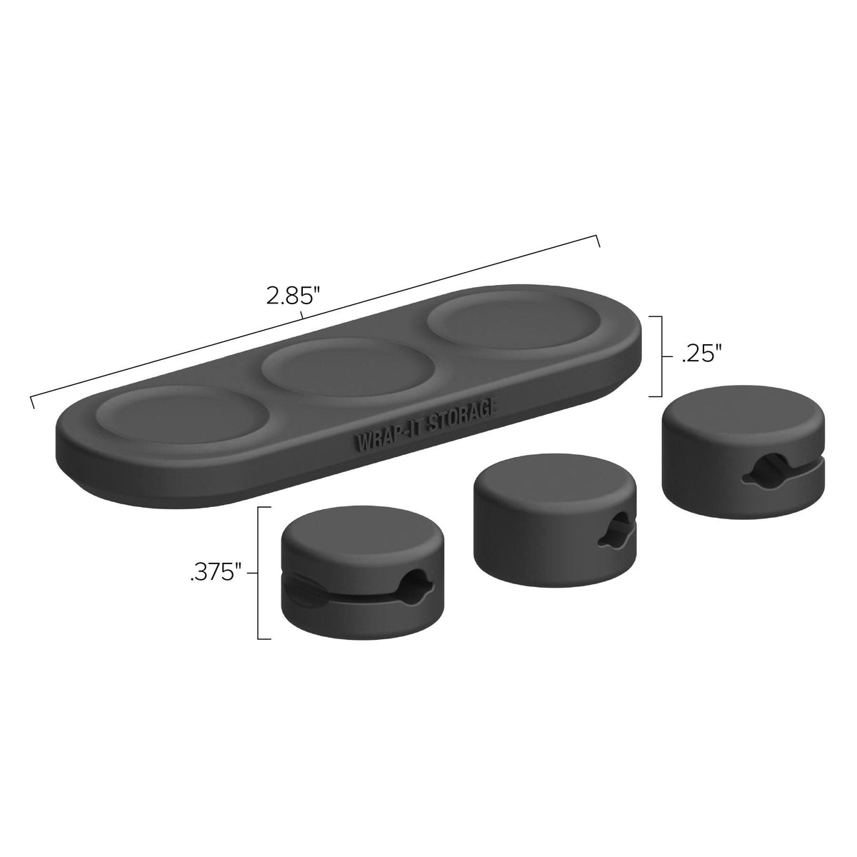 Wrap-It Storage - Magna Dock - Black