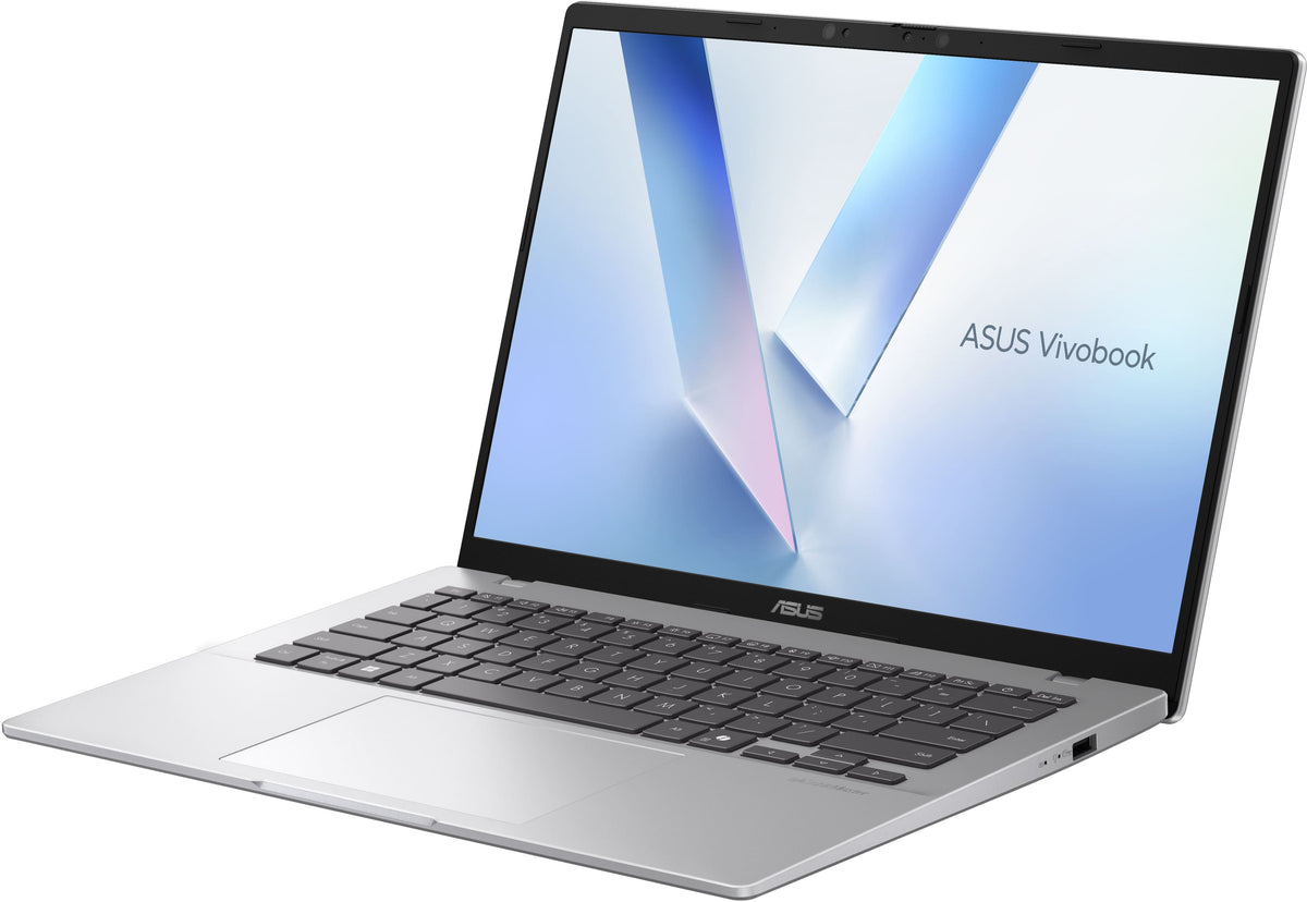 ASUS - Vivobook 14 14" 2K Laptop - Snapdragon X (2026) - 8GB Memory - 256GB Storage - Copilot+ PC - Cool Silver