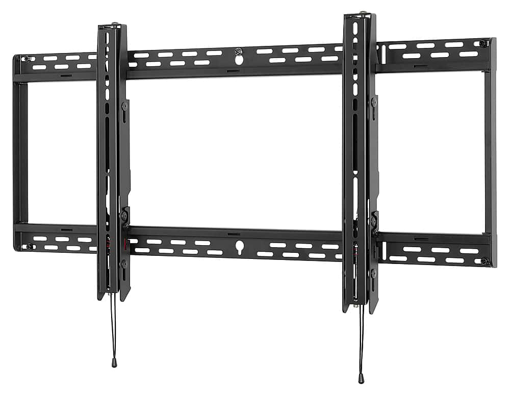 Peerless-AV - Security SmartMount Universal Flat Mount For 46" to 90" TV's - Semi-gloss Black, Black