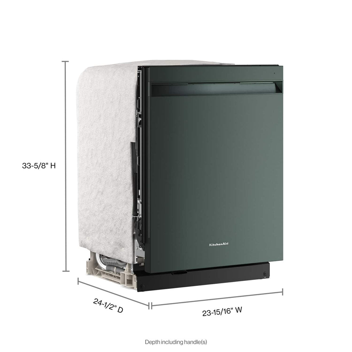 KitchenAid - 24 inch Top Control Built-In Stainless Steel Tub Dishwasher with Third Rack - Juniper