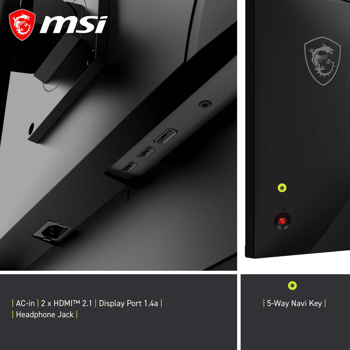 MSI - MAG 321UPD E14 31.5" UHD Dual Frew (UHD: 144Hz/FHD:288 Hz)1ms FreeSync Premium Gaming Monitor HDR Ready (DP, HDMI) - Metallic Black
