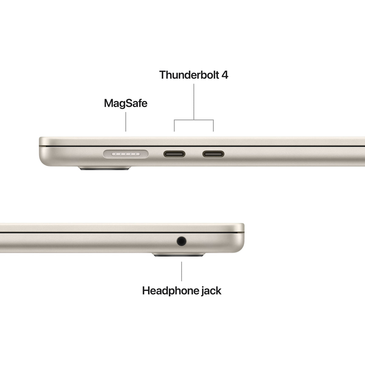 Apple - MacBook Air 15-inch Laptop - M5 chip with 10-core CPU and 10-core GPU - 16GB Memory - 512GB SSD - Starlight
