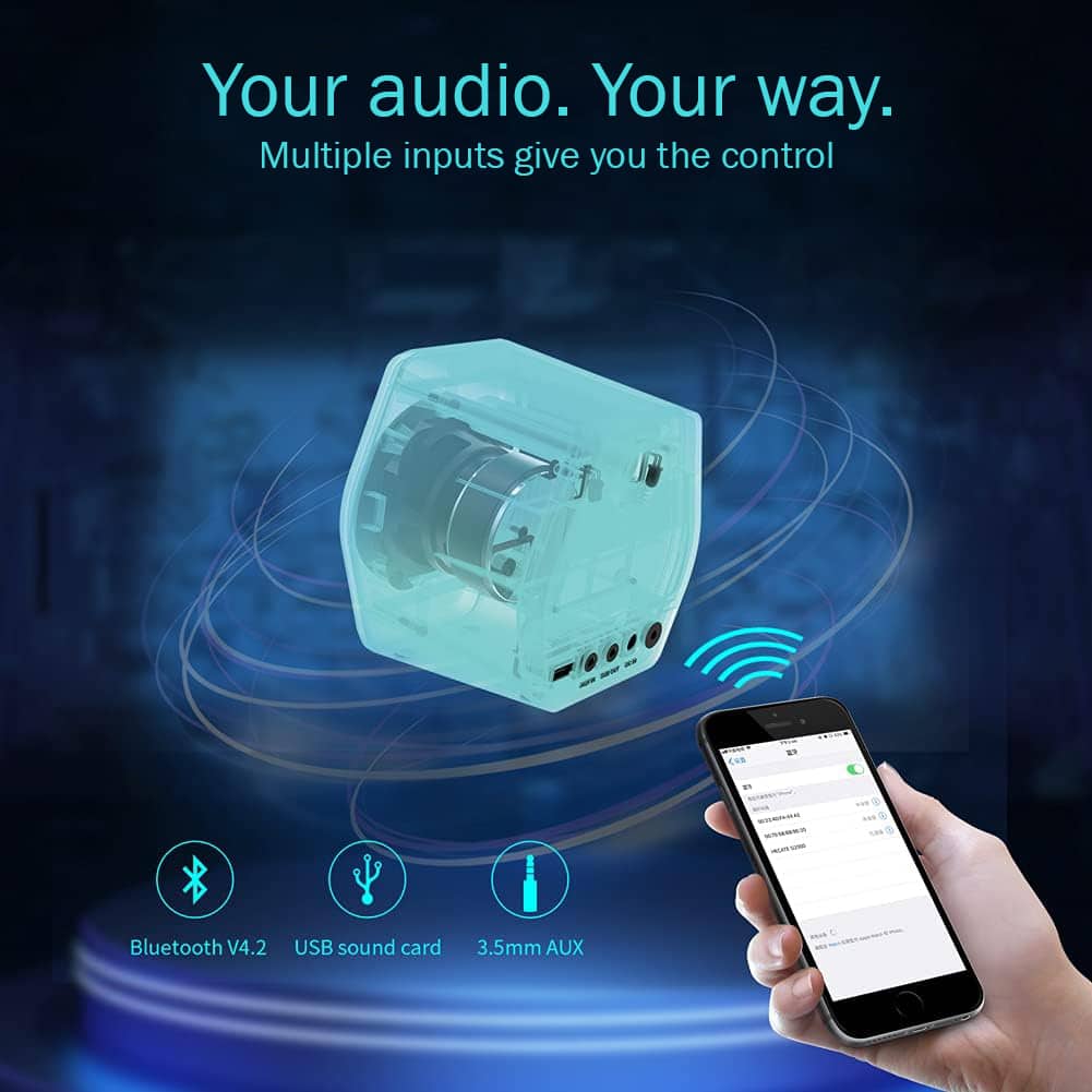 Edifier - G2000 2.0 Bluetooth Gaming Speakers with RGB Lighting (2-Piece) - Black