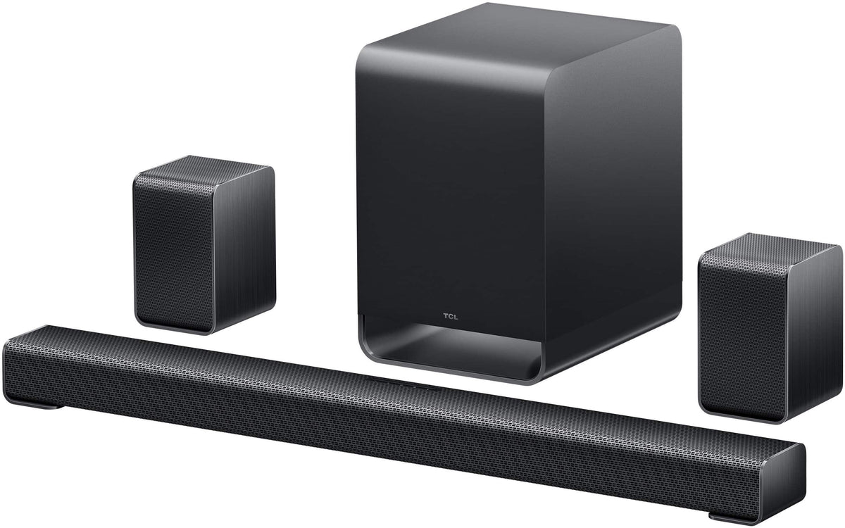 TCL - S-Class S65K 5.1 Channel Dolby Atmos Soundbar with Wireless Subwoofer (2026) - Charcoal