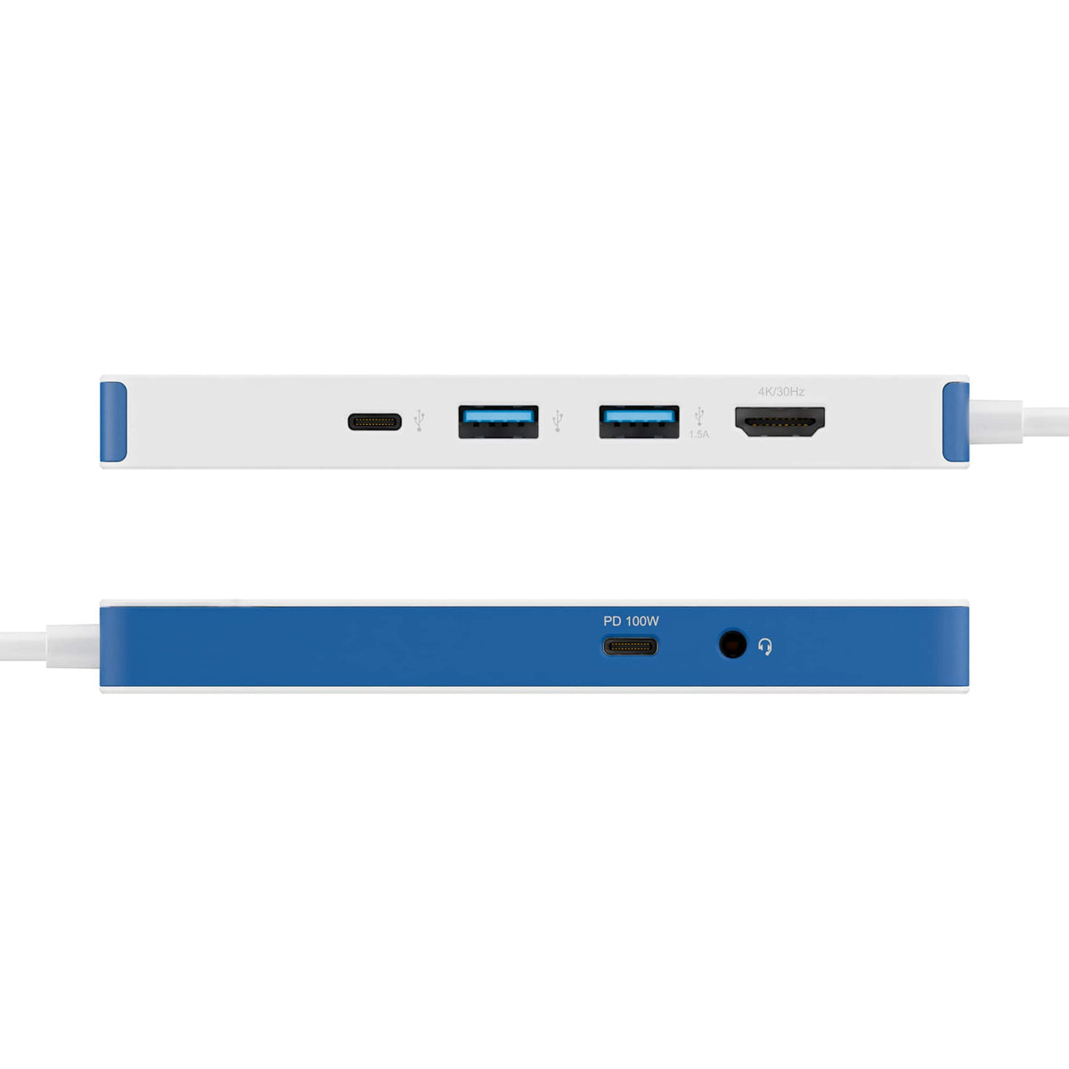 Hyper - HyperDrive Flex 8 Port USB-C Hub - Blue