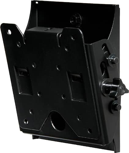 Peerless-AV - Tilt Display Wall Mount For Most 10" - 29" Flat Panel Displays - Black, Semi-gloss Black