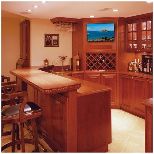 Peerless-AV - Tilt Display Wall Mount For Most 10" - 29" Flat Panel Displays - Black, Semi-gloss Black