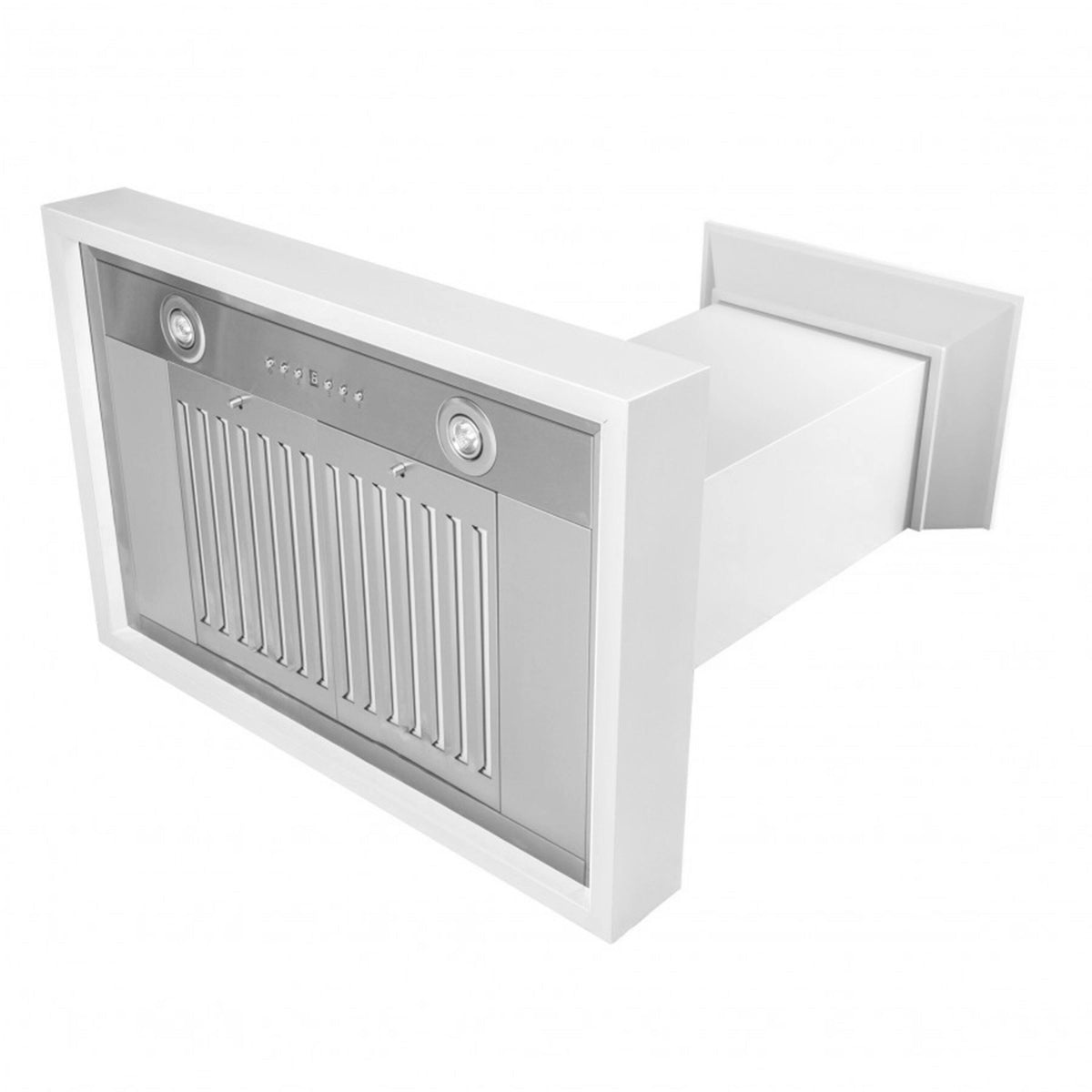ZLINE - 36 inches - Convertible & Recirculating - Wall Range Hood - Smooth Bright White