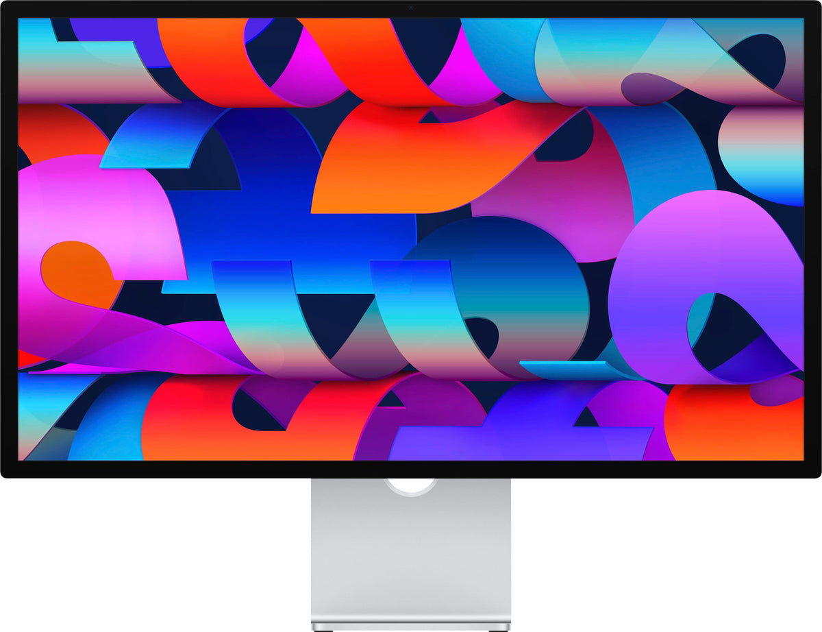 Apple - Studio Display - Standard glass - Tilt- and height-adjustable stand - Silver
