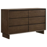 Hemlock - 6 Drawer Dresser Cabinet - Brown