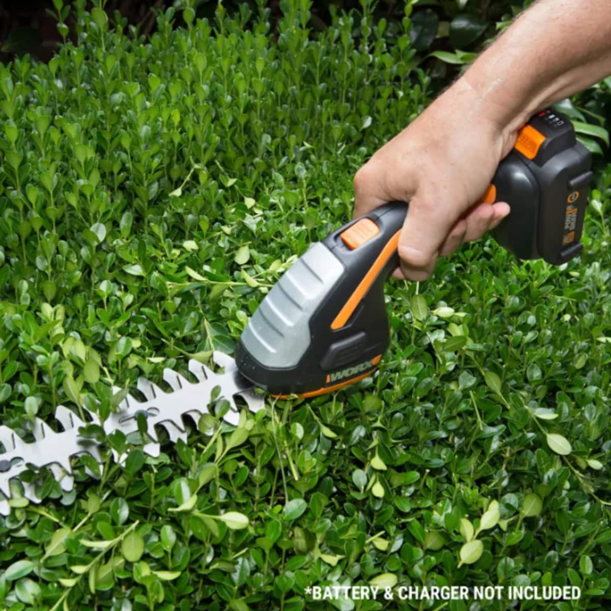 WORX - WG801.9 20V Power Share 4" Cordless Shear and 8" Shrubber Trimmer - Tool Only - Black