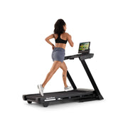NordicTrack - T Series 16: Folding Treadmill with Incline & Decline, 16" Smart HD Touchscreen, & Powered by iFIT - Black