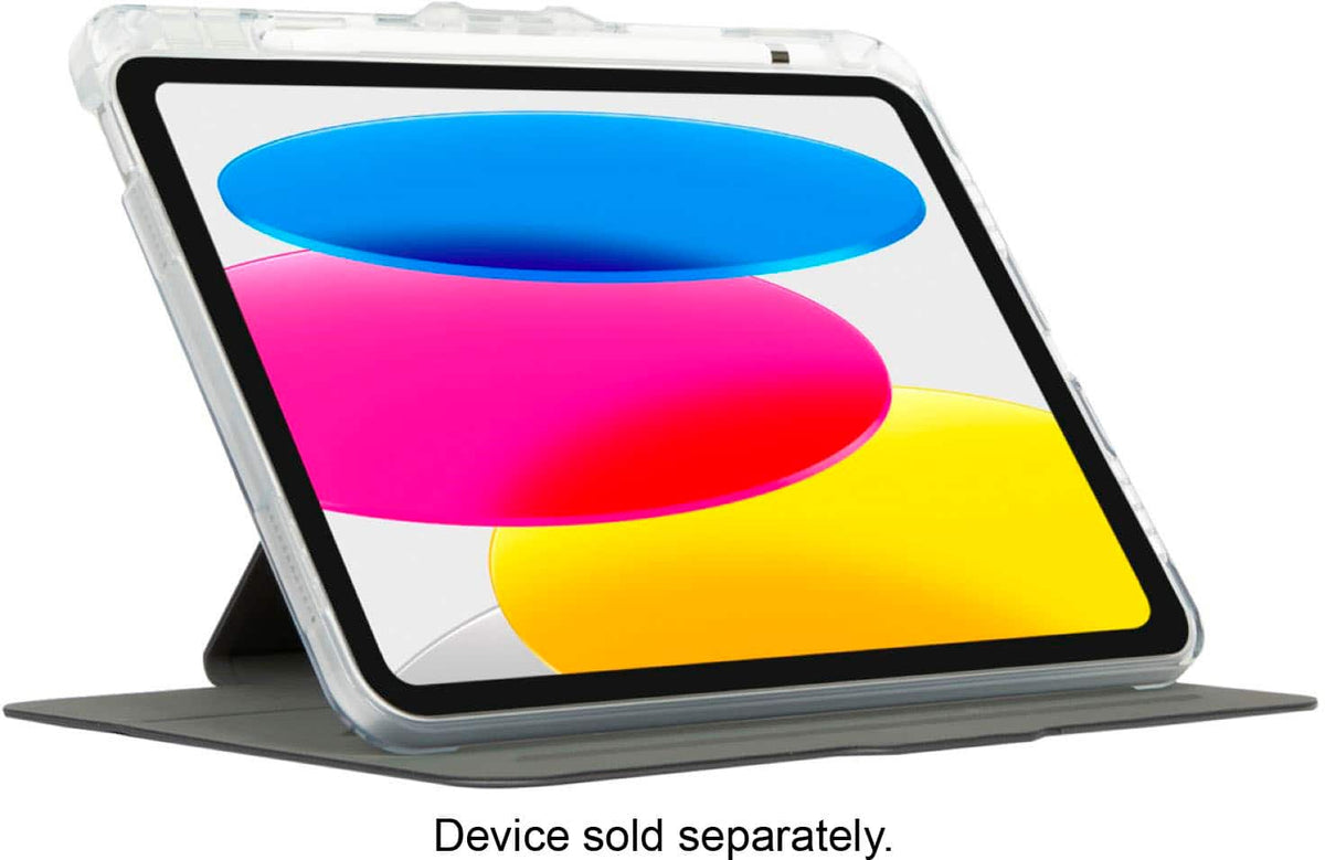 Targus - VersaVu Slim Clear Case for 10.9" iPad (A16) and iPad (10th gen.) - Clear/ Black
