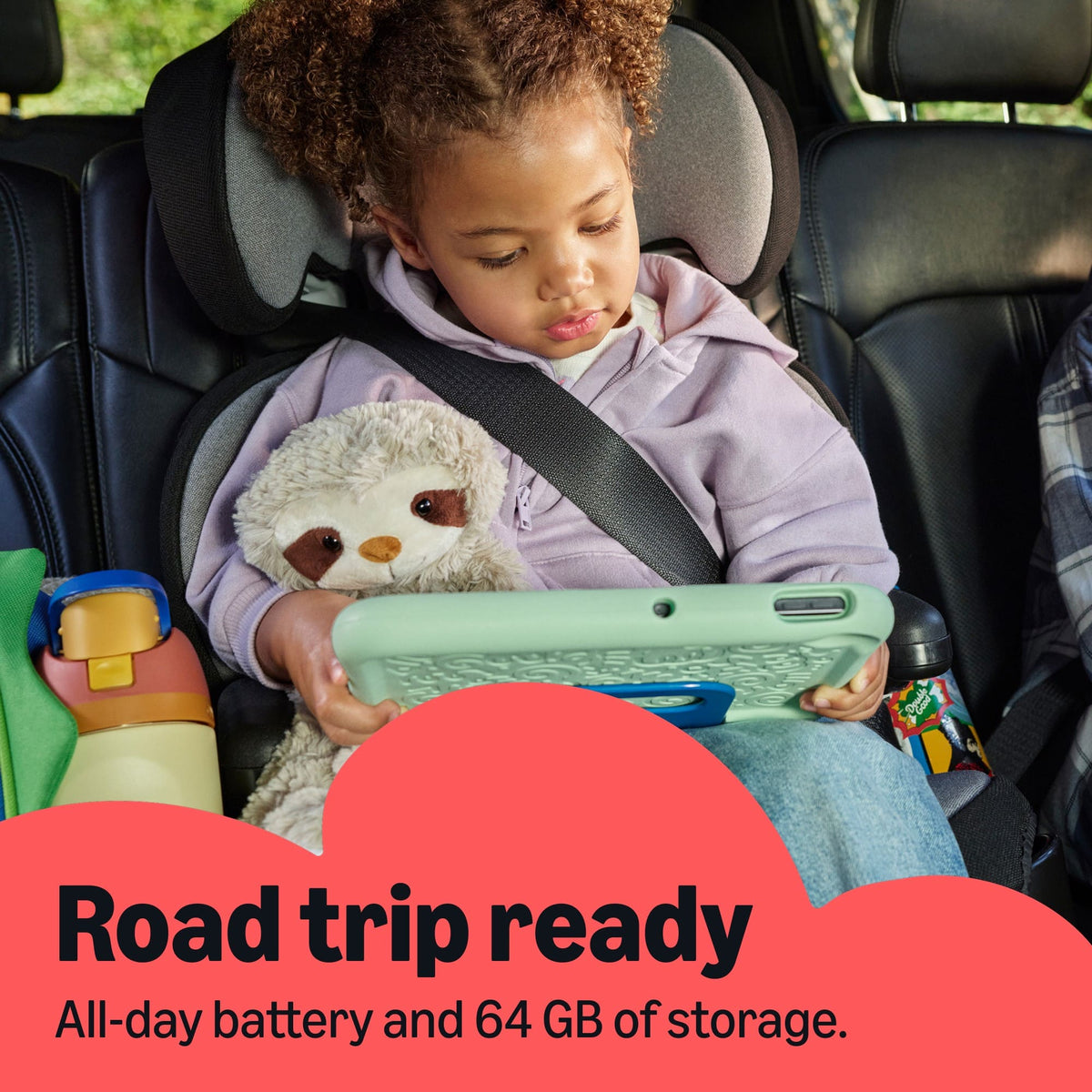 Amazon - Kids Tablet 11 (all-new) ages 3+, 11" 2.5K display, 8GB, includes 1-year Kids+ subscription, parental controls - Tiger