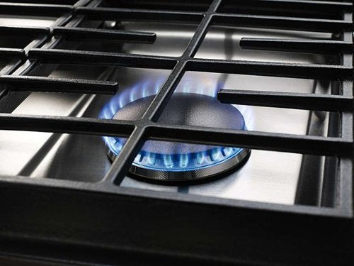 KitchenAid - 36 in. Wide 5 burners Built-In Gas Cooktop - Stainless Steel