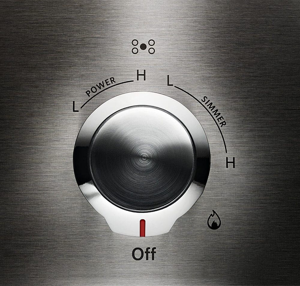 KitchenAid - 36 in. Wide 5 burners Built-In Gas Cooktop - Stainless Steel