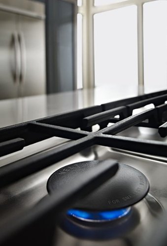 KitchenAid - 30 in. Wide 5 burners Built-In Gas Cooktop - Stainless Steel