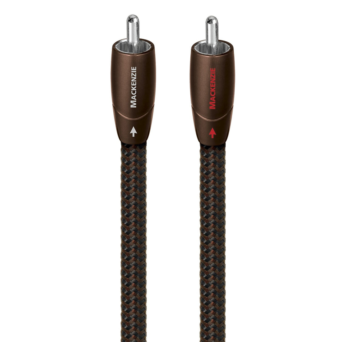 AudioQuest - Mackenzie RCA > RCA 3.3' Analog Audio Interconnect Cable - Brown on Black