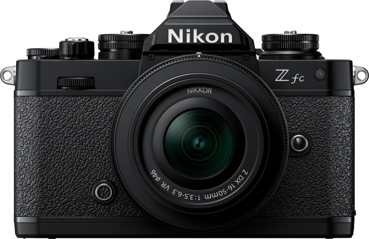 Nikon - Z fc Mirrorless Camera Body w/ Z DX 16-50mm f/3.5-6.3 VR Lens - Black