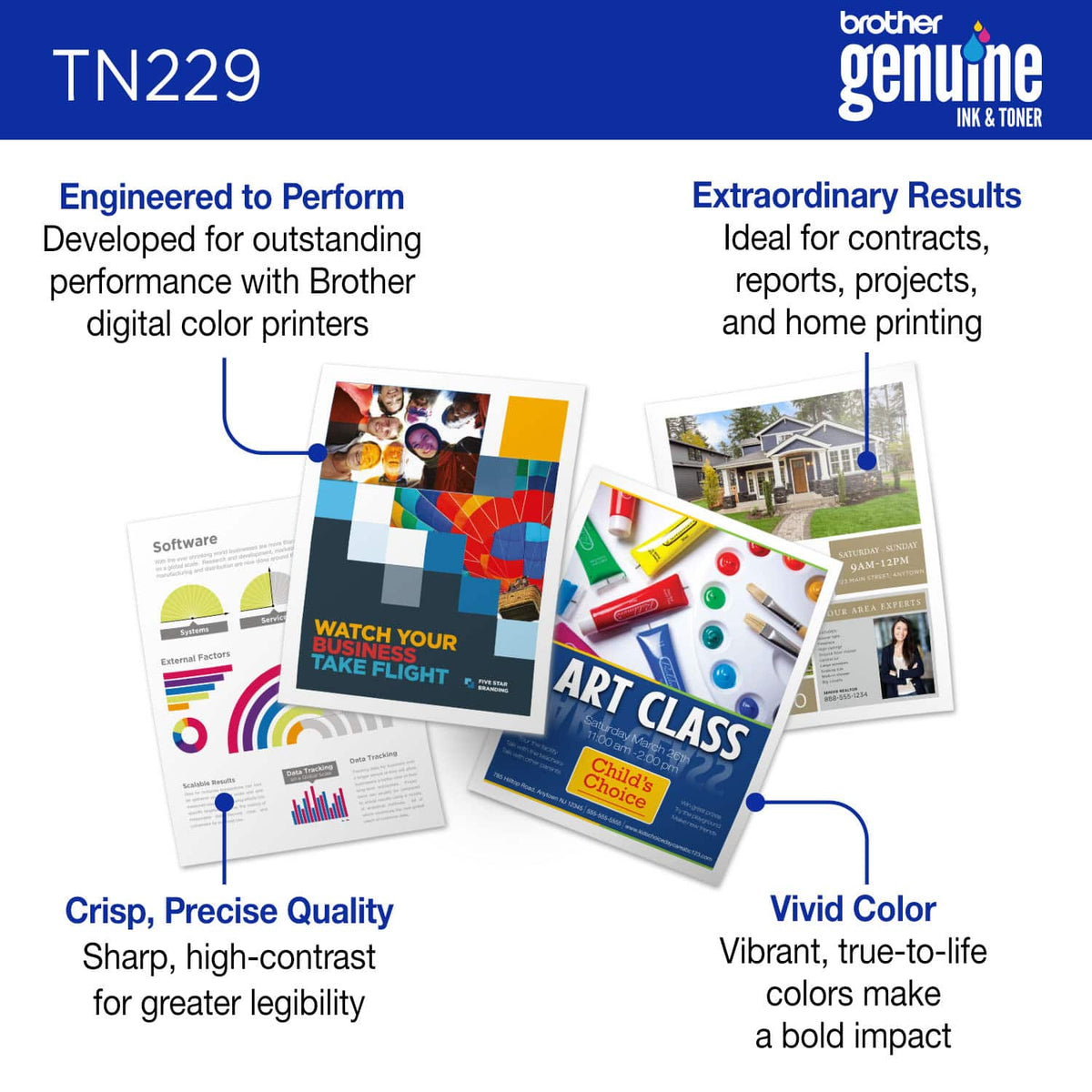 Brother - TN229BK Standard-Yield Toner Cartridge - Black