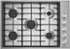 JennAir - 30 in. Wide 5 Burner Gas Cooktop - Stainless Steel