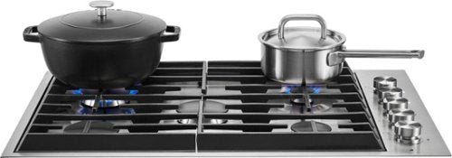 JennAir - 30 in. Wide 5 Burner Gas Cooktop - Stainless Steel