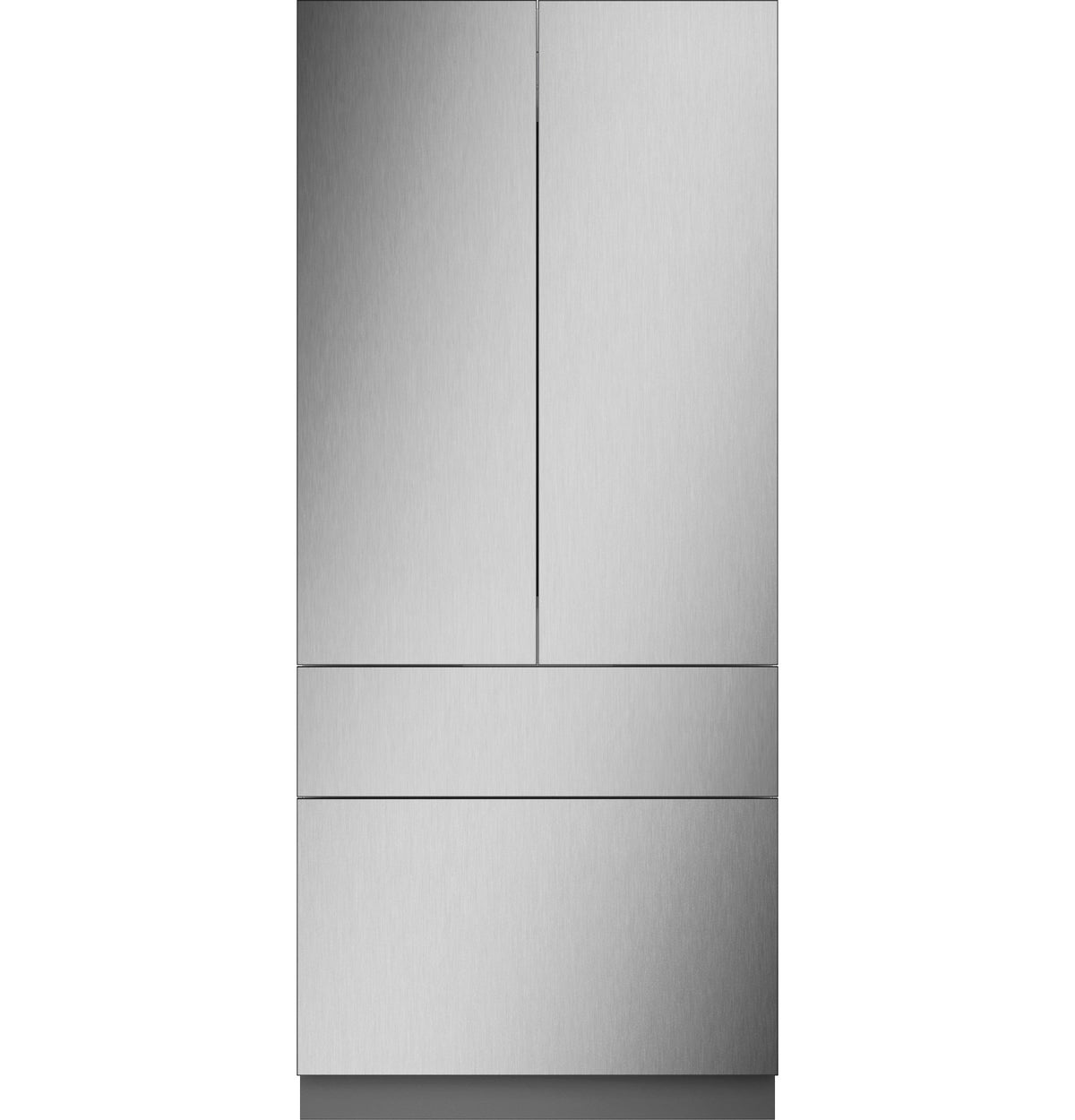 Monogram - 36" French Door Refrigerator Panel Kit for ZIP364NVBII & ZIP364IPVII - Stainless Steel