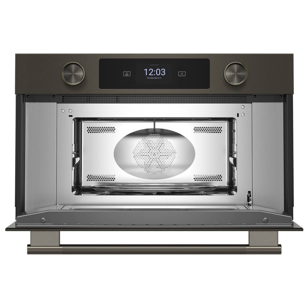 KitchenAid - 1.4 Cu. Ft. Built-In Microwave with Air Fry - Black Ore