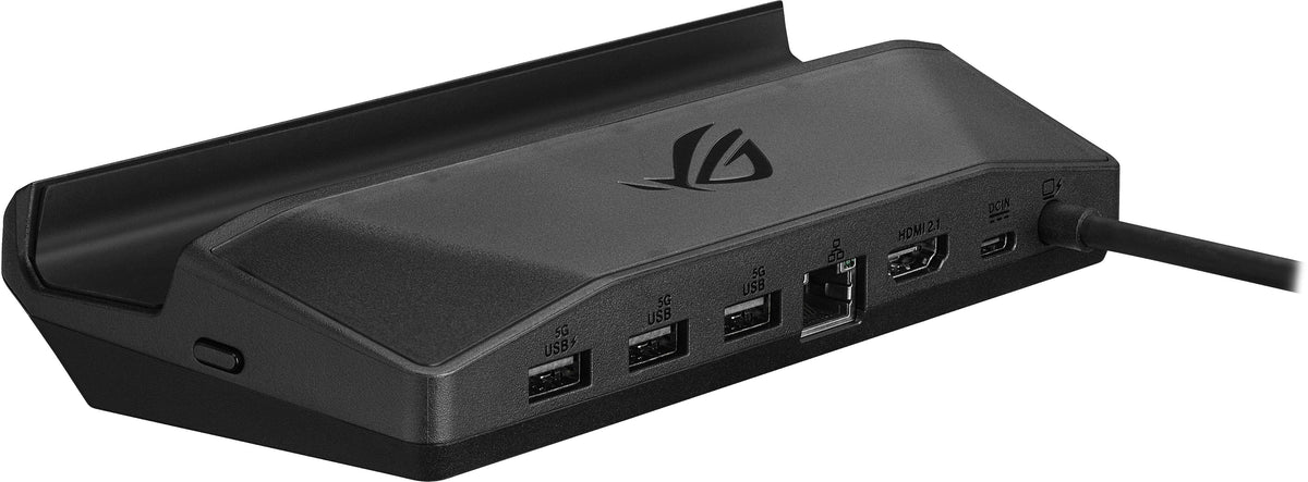 ASUS - ROG Bulwark 6-in-1 Dock DG310 for ROG XBOX Ally (HDMI 2.1, USB-A 3.2, USB-C 3.2) with One-touch Bluetooth Pairing - Black