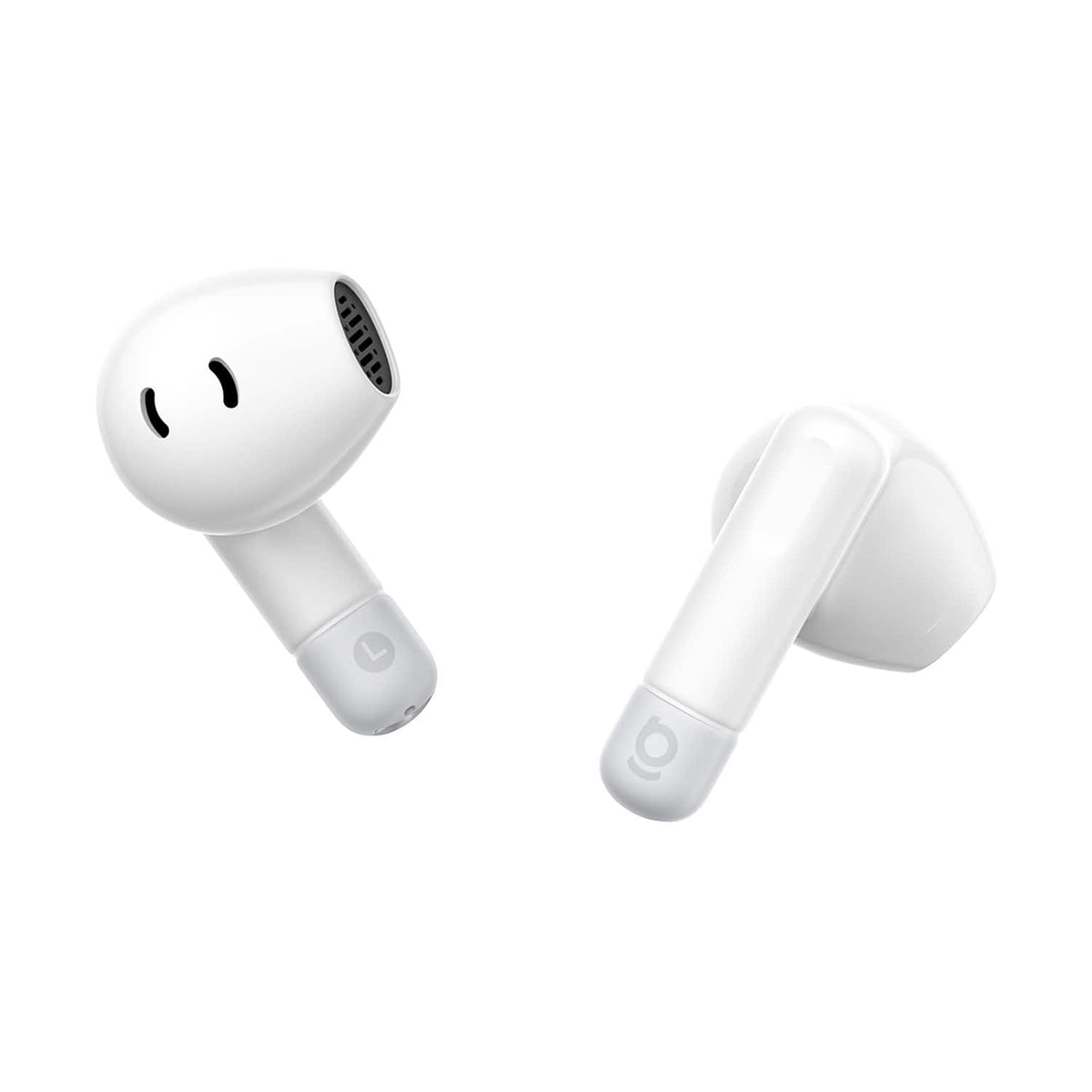 Baseus - Bass BS2 Lite True Wireless Earbuds - Bluetooth 6.0,4-Mic AI ENC,40-Hour Battery,Comfortable Fit - White