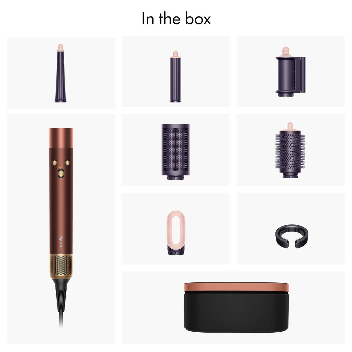 Dyson - Limited Edition Airwrap i.d. Multi-Styler And Dryer for Straight + Wavy Hair - Plum / Copper