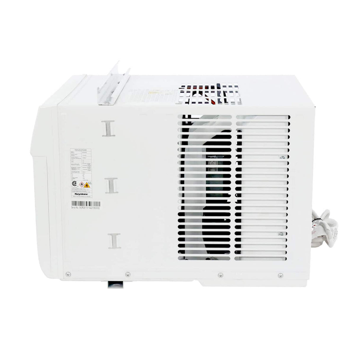 Keystone - 6,000 BTU 115V 250 Sq. Ft. Window Air Conditioner with Remote - White