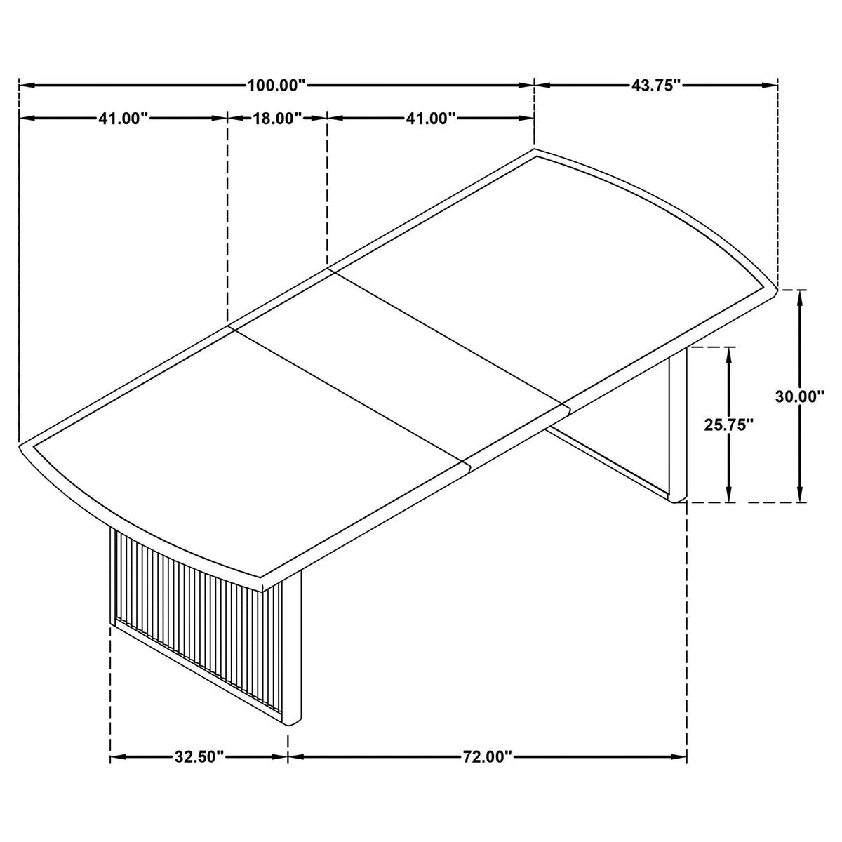 Mason - Mesa de comedor con extensión extraíble - Negra