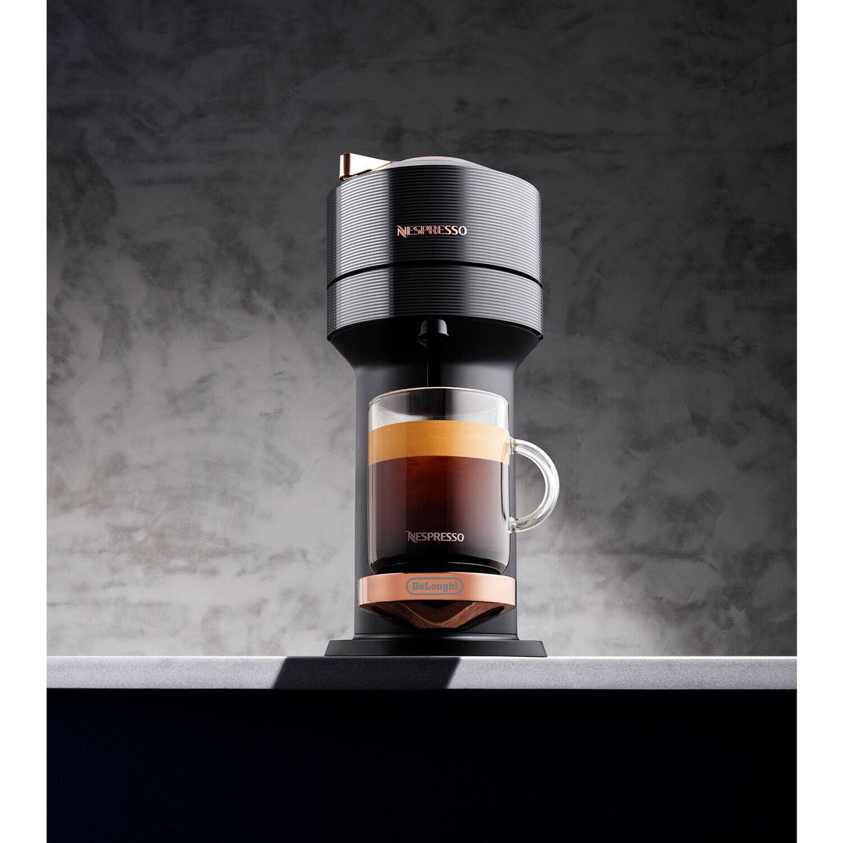 Nespresso - Vertuo Next Premium Coffee and Espresso Maker - Black Rose Gold