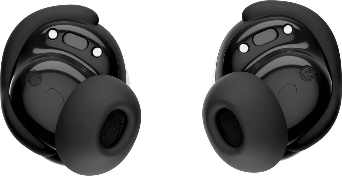 Bose - QuietComfort True Wireless Noise Cancelling In-Ear Earbuds - Black