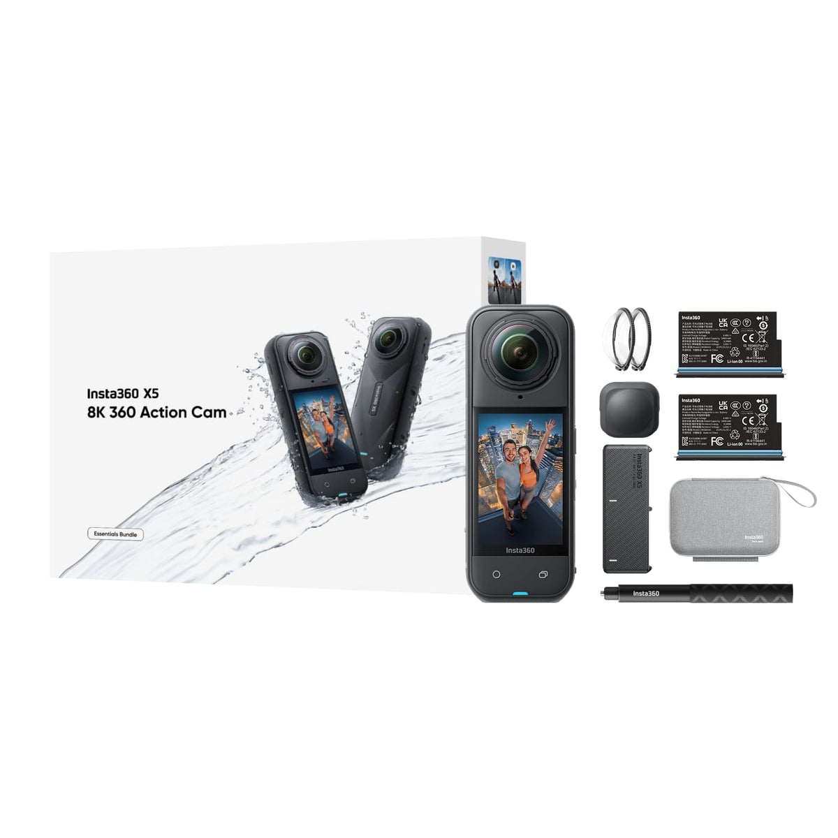Insta360 - X5 Essentials Bundle - Black