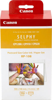 Canon - RP-108 High-Capacity Color Ink/Paper Set - Multicolor