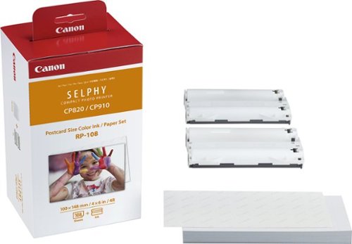 Canon - RP-108 High-Capacity Color Ink/Paper Set - Multicolor
