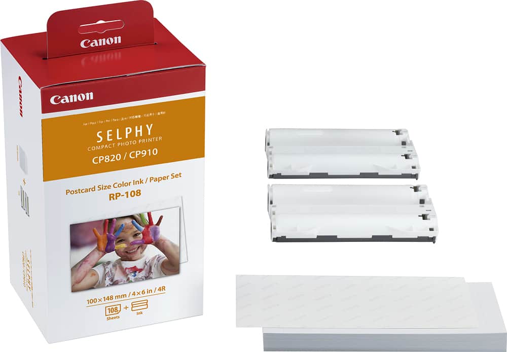 Canon - RP-108 High-Capacity Color Ink/Paper Set - Multicolor