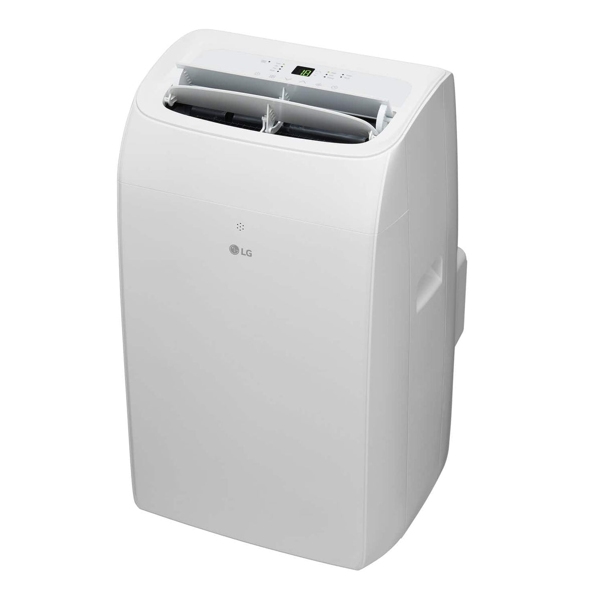LG - 450 Sq. Ft. 10,200 BTU DOE Smart Portable Air Conditioner with Supplemental Heater - White