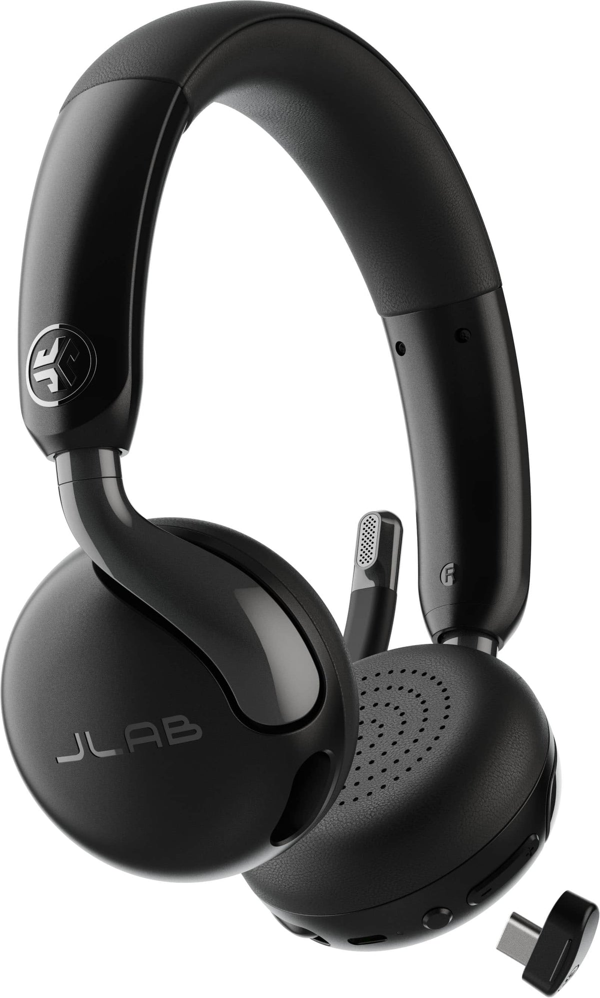 JLab - GO Work Wireless Bluetooth Over The Ear Headset (3rd Gen) - Black