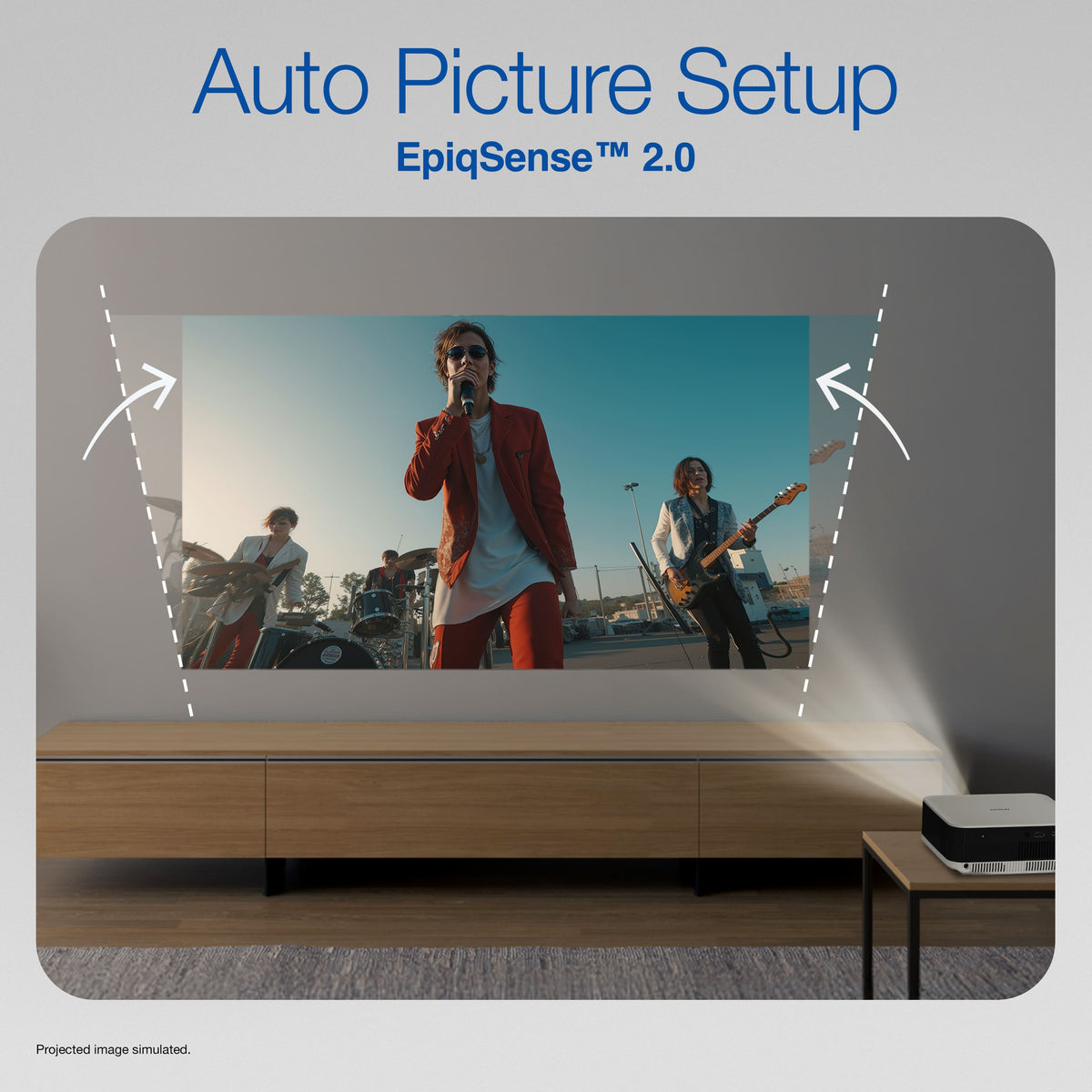 Epson - EF-30 Full HD 1080p Personal Lifestyle Projector, Dolby Audio, Google TV, HDR, 3LCD, 350 Lumens Color & White Brightness - Silver