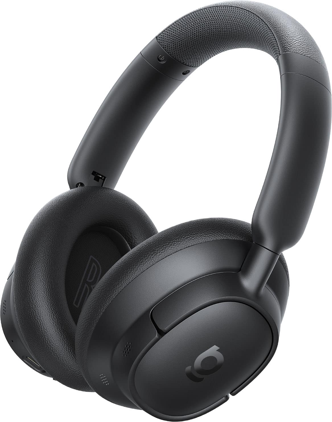 Baseus - Bass BH1 NC Over-Ear Headphones - Adaptive Hybrid ANC,LDAC Hi-Res,80-Hour Playtime,5-Mic AI Calls - Black