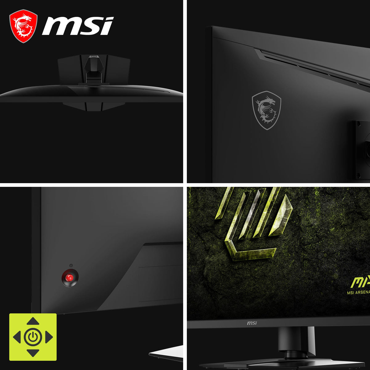 MSI - MAG 321UPD E14 31.5" UHD Dual Frew (UHD: 144Hz/FHD:288 Hz)1ms FreeSync Premium Gaming Monitor HDR Ready (DP, HDMI) - Metallic Black