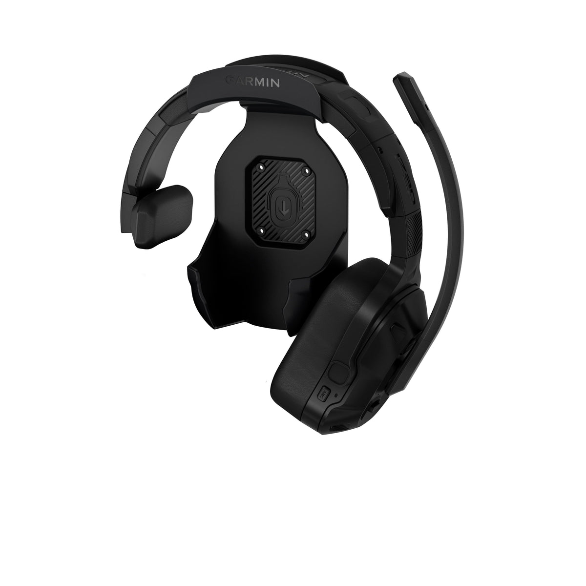 Garmin - dezl 110 Bluetooth Premium Single Ear Headset - Black