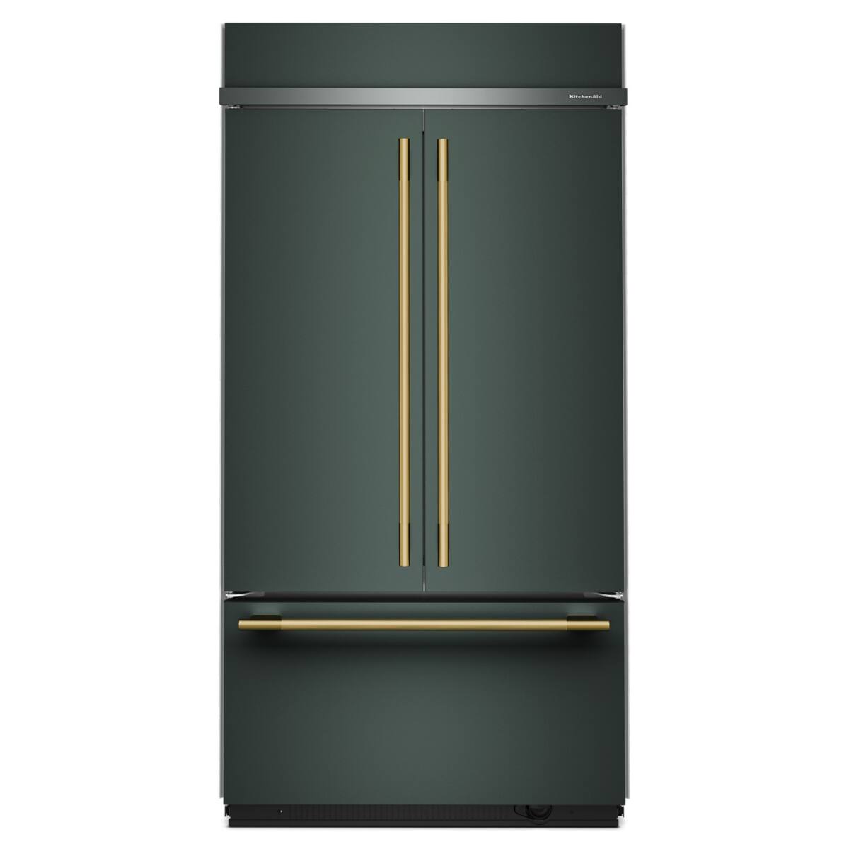 KitchenAid - 42 in. Wide 24.2 cu. ft. Built-In French Door Bottom Mount Refrigerator - Juniper