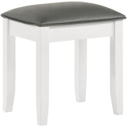 Vanity Stool With Padded Seat