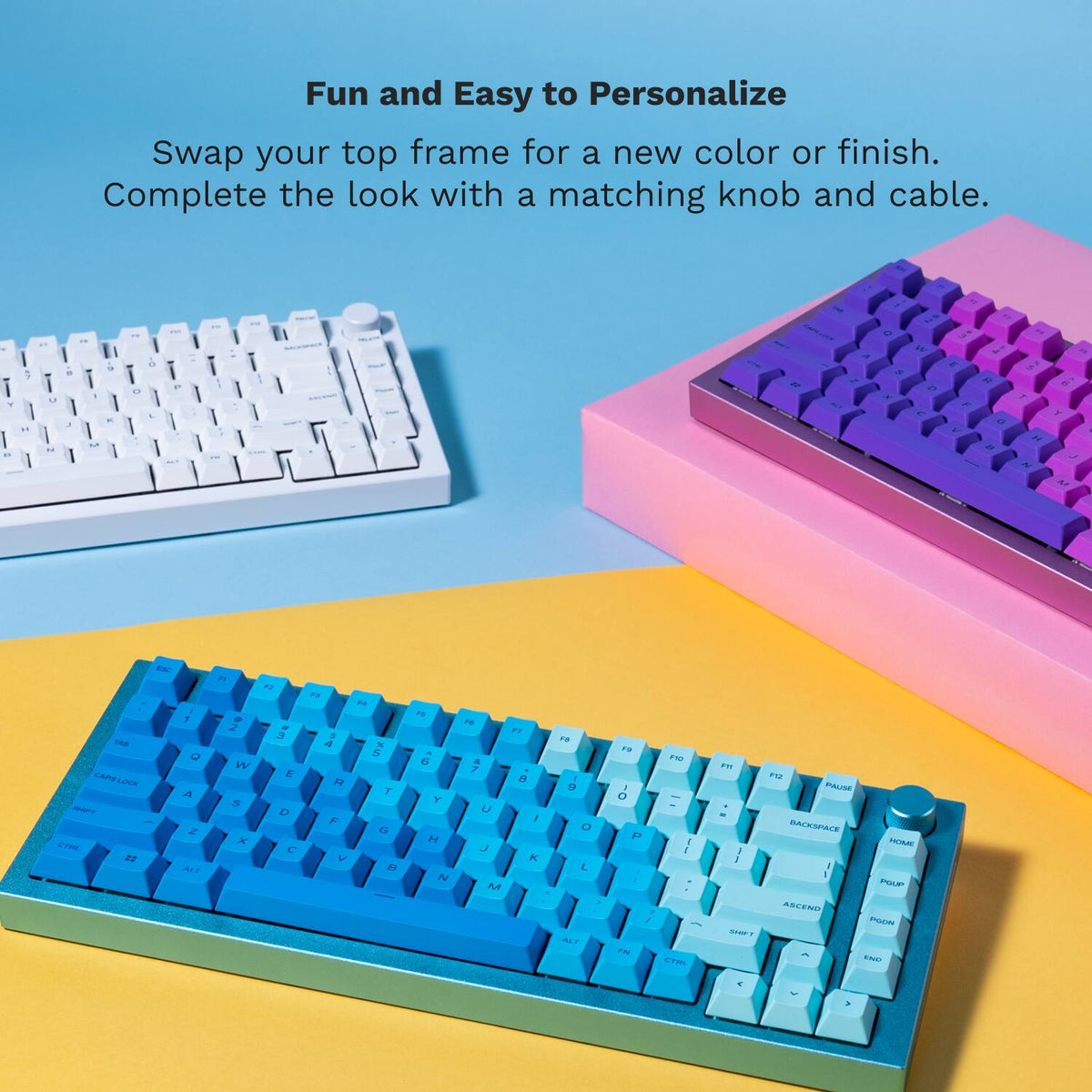 Glorious - GMMK PRO Prebuilt 75% Wired Mechanical Keyboard - Black