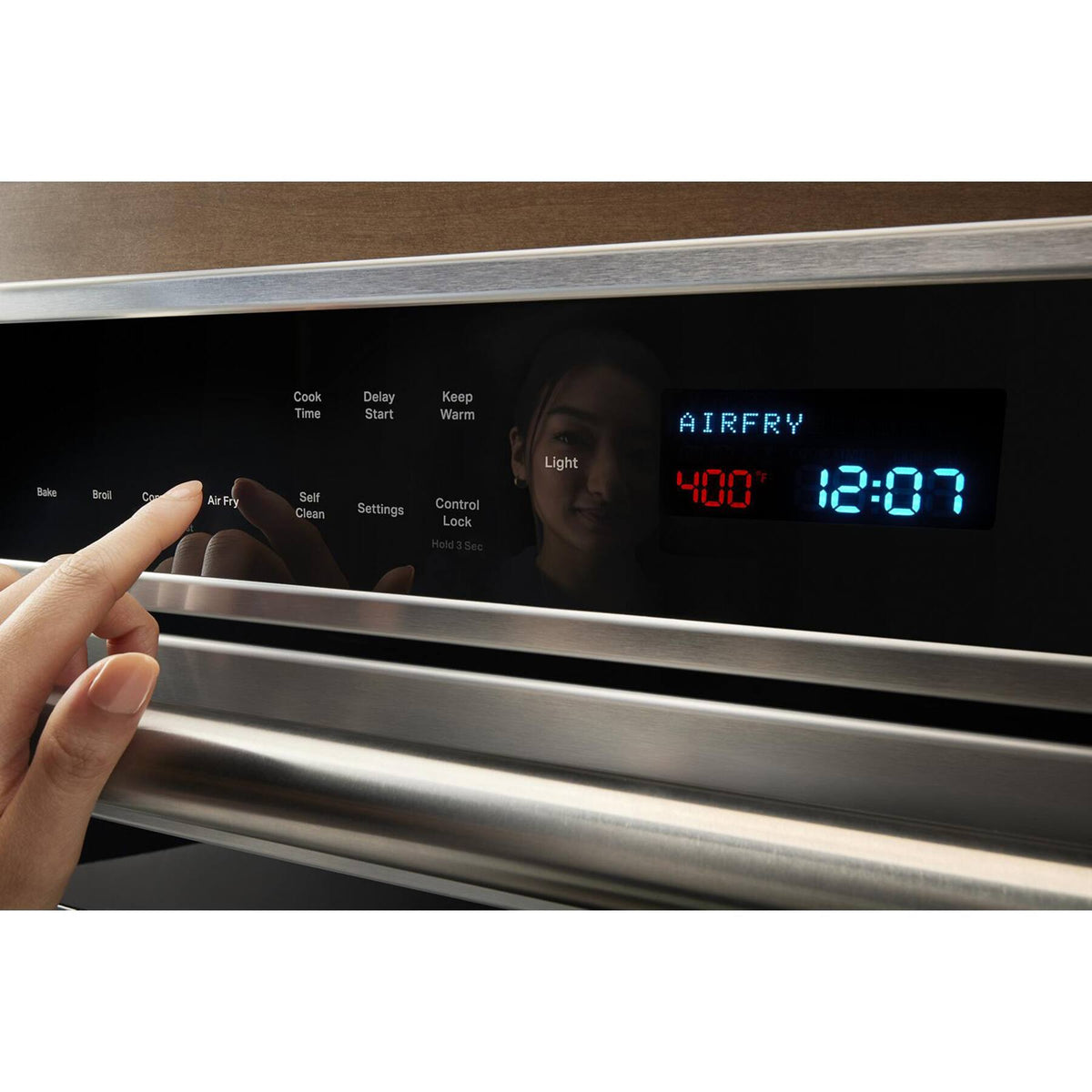 Maytag - 30" Built-In Single Electric Convection Wall Oven with Air Fry - Stainless Steel